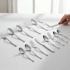 Evőeszköz készlet 18 részes (6 személyes) rozsdamentes modern design éttermi szett Shark