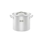 Gredil Rozsdamentes Fazék Fedővel - Indukciós Szendvics Talp, 9L, 24 cm