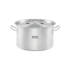 Rozsdamentes indukciós lábas fedővel 16 lit. 32 cm