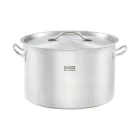 Rozsdamentes indukciós lábas fedővel 32,6 lit. 40 cm