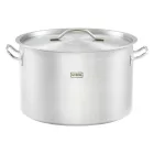 Rozsdamentes indukciós lábas fedővel 57 lit. 45 cm