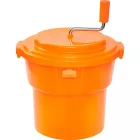 Salátacentrifuga, 19 literes, narancssárga polipropilén, 420 mm átmérő – GasztroZoli