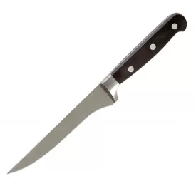Kovácsolt csontozókés 18 cm penge fekete nyél