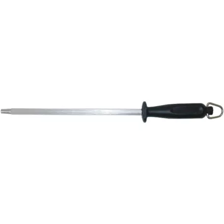 Hentes késélező - Fenőacél 25 cm-es, Higiénikus Nyél-Penge Találkozás