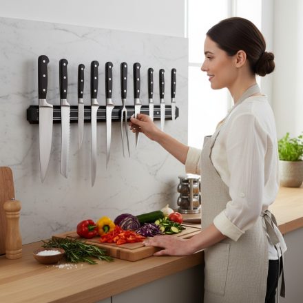 Mágneses késtartó 55 cm