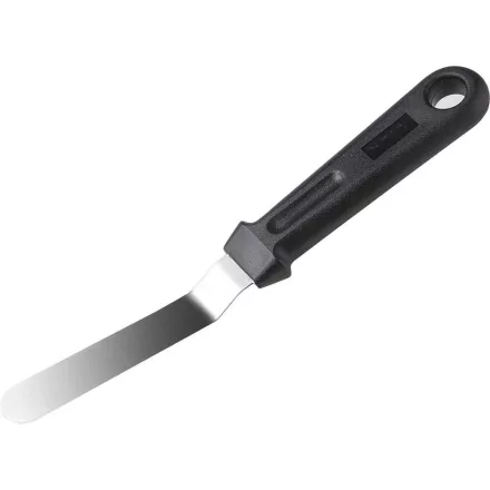 Hajlított kenőspatula 10 cm, rozsdamentes