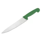 Zöld nyelű, HACCP-kompatibilis szakácskés 21 cm – friss alapanyagokhoz, profi használatra