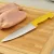 Szakácskés 21 cm penge sárga nyéllel – HACCP kompatibilis, baromfihoz ajánlott