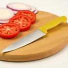 Sárga nyelű HACCP szakácskés 21 cm – rozsdamentes penge, profi konyhai eszköz