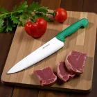 Zöld nyelű HACCP szakácskés 25 cm – rozsdamentes penge, higiénikus és csúszásmentes markolat