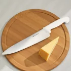 Fehér nyelű HACCP szakácskés 25 cm – rozsdamentes penge, professzionális konyhai kés