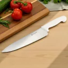 Fehér nyelű, HACCP-kompatibilis szakácskés 25 cm – univerzális használatra, profi kivitel