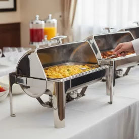 Chafing Roll-Top gn 1/1 90°-os bukófedővel 9 liter