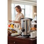 Rozsdamentes italmelegentartó adagoló csappal, 10 L, termosztátos (30–110°C), 1,5 kW