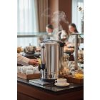 Duplafalú rozsdamentes italmelegentartó, 10 L, termosztátos (30–110°C), energiatakarékos