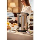 Rozsdamentes italmelegentartó adagoló csappal, 18 L, termosztátos (30–110°C), 5,5 kW