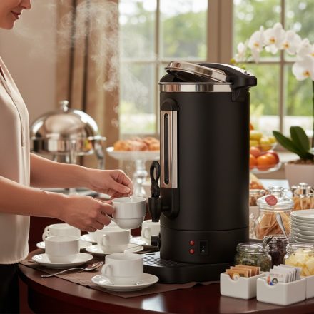 Italmelegentartó adagoló csappal, 20 L, termosztátos (30–110°C), 2,5 kW