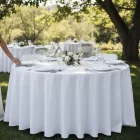 Kerek rendezvényasztal Ø115 cm – bankett és esküvői szettekhez, 250 kg teherbírás