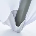 Fehér Kerek bárasztal huzat koktél- és rendezvény használatra