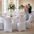 Fehér rendezvényszékhuzat