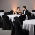 Fekete rendezvényszékhuzat