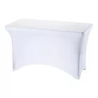 Fehér huzat 122 cm-es Összecsukható rendezvényasztalhoz – catering és szettekhez