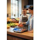 Ellenőrző mérleg 40 kg-ig, rozsdamentes acél