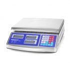 Precíziós mérleg 40 kg-ig, rozsdamentes acél ház, 20×30 cm tálca, dupla kijelzővel