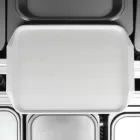 MD tálca fehér polipropilénből, csúszásgátlós felülettel – magyar gyártmány, profi vendéglátásra