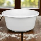 5 literes fehér műanyag gyümölcsmosó tál, 28×14 cm méretben – GasztroZoli ajánlata