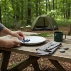 Camping tányér 14 cm, műanyag