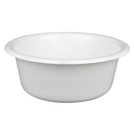Fehér műanyag keverőtál 5 literes Peremes tál 30 cm