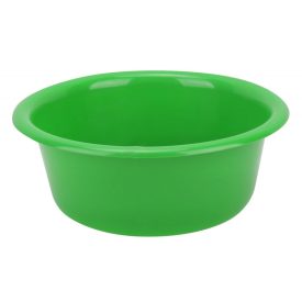 Zöld műanyag keverőtál 9 liter, 40 cm – peremes kialakítású magyar termék tanúsítvánnyal
