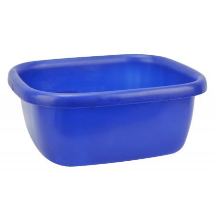Kék műanyag szögletes keverőtál 9,5 liter, 34,5-39,5-16 cm