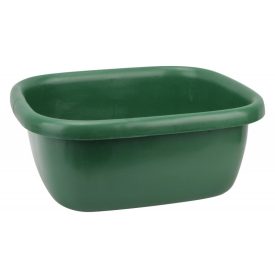   Zöld műanyag szögletes keverőtál 9,5 liter, 34,5-39,5-16 cm