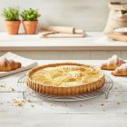 rozsdamentes kerek sütőrács frissen sült pékáru hűtéséhez, 32 cm