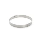 Kör alakú Állítható sütőkeret, 18-36 cm-ig állítható, kör alakú, 4,5 cm magas, de Buyer, rozsdamentes