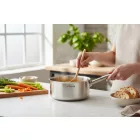 Gyorsforraló-Nyeles lábas 3 liter, 20 cm, Prim Appety, de Buyer, rozsdamentes