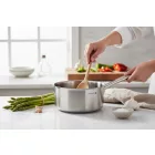 Gyorsforraló-Nyeles lábas 3 liter, 20 cm, Prim Appety, de Buyer, rozsdamentes