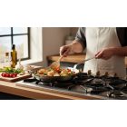 Carbone Plus Vasserpenyő 36 cm-es, füllel a de Buyer-től - Prémium minőség