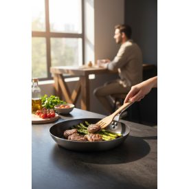 Prémium Mineral B Vasserpenyő Grillezéshez 32 cm-es a De Buyer-től - Kiváló választás