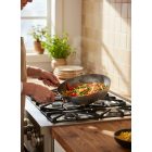 de Buyer Mineral B vas Wok, 24 cm lapos aljú fedő nélkül