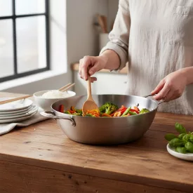 Mineral B 28 cm-es Vasserpenyő, mély, két füles, de Buyer - Kiváló választás