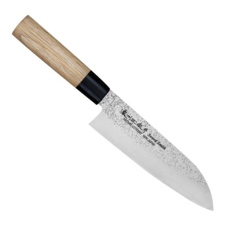 Satake Nashiji Natural Santoku japán konyhakés 17 cm – Precíziós élesség