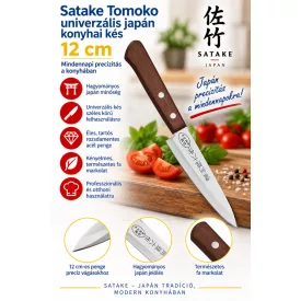 Satake Tomoko univerzális japán konyhai kés 12 cm