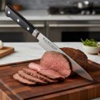 Japán damaszk szeletelő kés 20 cm papírvékony hússzeleteléshez