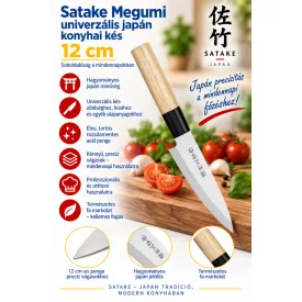 Satake Megumi japán univerzális konyhakés – 12 cm