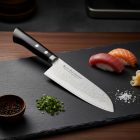 Satake Unique Sai japán damaszk Santoku kés 17cm
