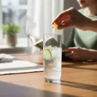 Cip Americano long drink pohár, 365 ml, üveg – Az olasz klasszikusokhoz tervezve