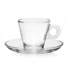 Nadia üveg kávéscsésze szett – 6 db, 80 ml, eszpresszóhoz és ristrettóhoz